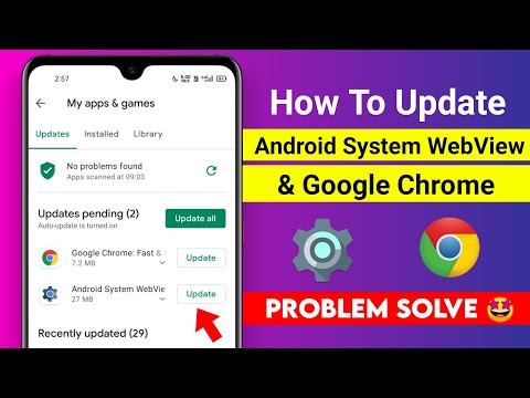 Android System WebView & Google Chrome Update Problem Solution | Android system webview not update ?