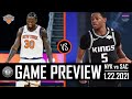 New York Knicks vs Sacramento Kings Game Preview | 1.22.21