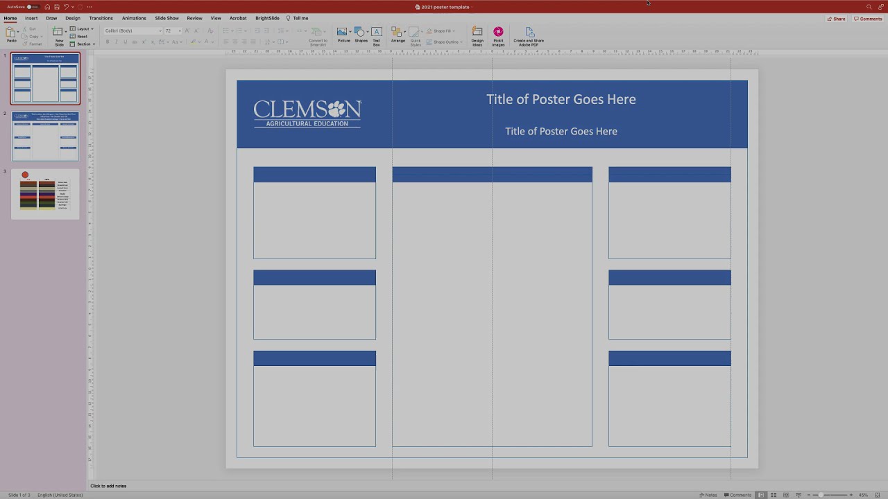 Creating Titles for a Research Poster