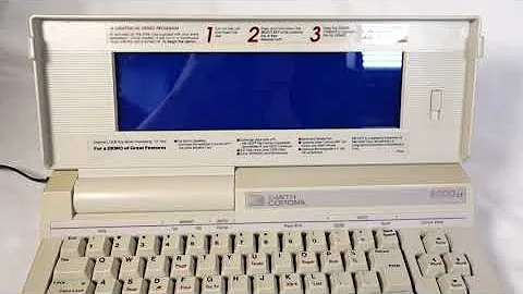 Vintage Smith Corona 8000 LT 1990's Laptop Personal Word Processor