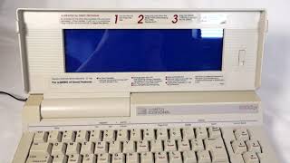 Vintage Smith Corona 8000 LT 1990's Laptop Personal Word Processor