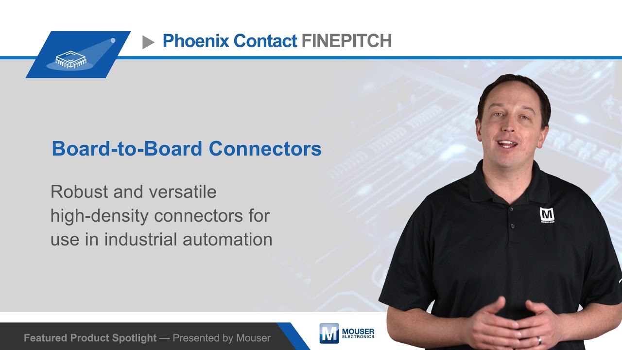 Phoenix Contact FINEPITCH 0.8 & 1.27mm Board-to-Board Connectors — Featured Product Spotlight