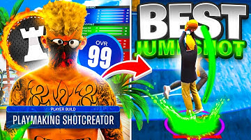 THE BEST JUMPSHOT AND BEST PLAYSHOT BUILD IN NBA 2K22 - BEST GUARD BUILD 2K22 CURRENT GEN