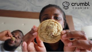 Our First Time Trying/Reviewing Crumbl Cookie *Too Funny😂*