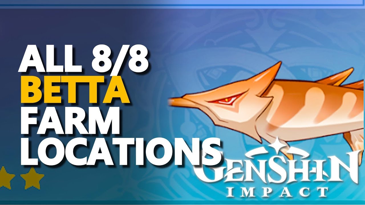 Betta Genshin Impact All Locations YouTube