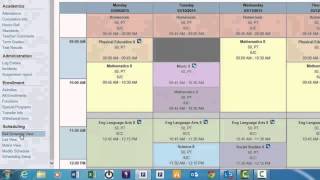 Student Schedules