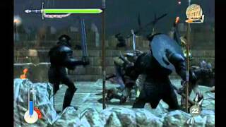 [PS2] The Lord of the Rings The Two Towers - Final Stage Helm's Deep Hornburg Courtyard screenshot 2