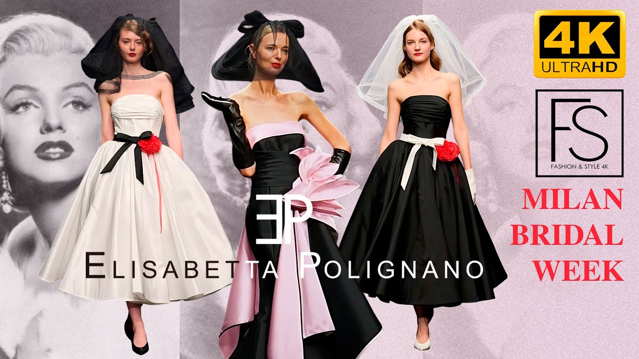 ELISABETTA POLIGNANO Весна/Лето 2026 Неделя свадебной моды в Милане 4K Полный показ FASHION & STY...