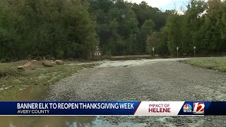 Banner Elk set to reopen after being hit hard by Hurricane Helene