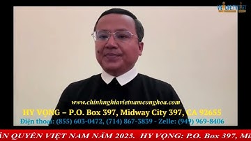 Chương Trình Tri Ân Thương Phế Binh VNCH 2025 - Phát biểu của LM Trương Hoàng Vũ - DCCT