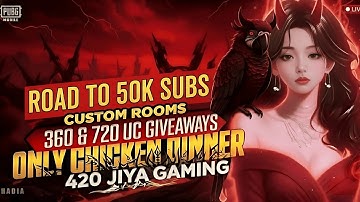 UNLIMETED RP & PRIZE POOL ONLY CUSTOM ROOM | PUBGMOBILE NEW UPDATE 4.0 | 420JIYA