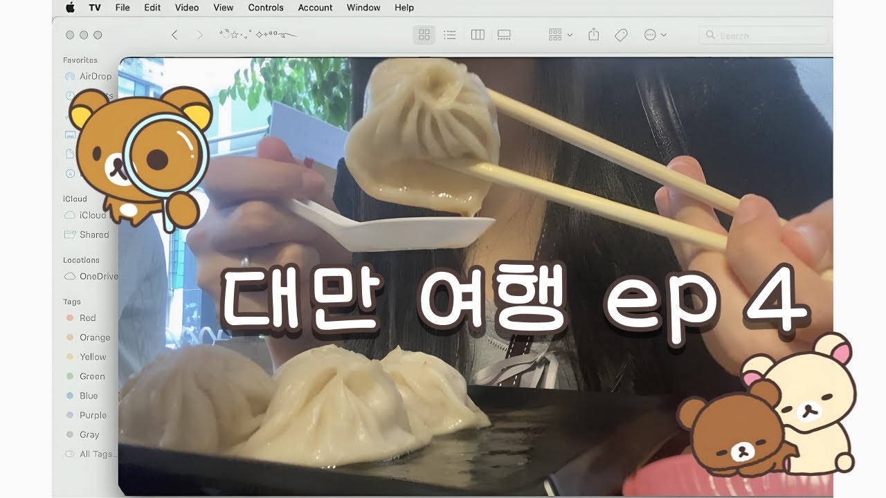 뽀야미와 함께한 대만 여행 마지막날 !!  | 여행 브이로그 #4 °• ☆ •°  | 여행·샤오룽바오·맛집·디저트·소소한 하루 기록