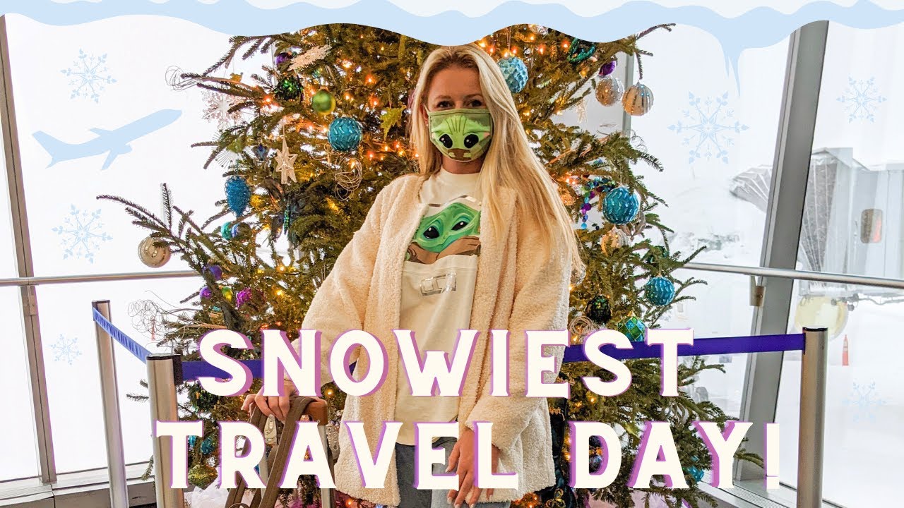 Travel Day | Snowiest Travel Day Ever! Will we make it? | Walt Disney World | December 2020