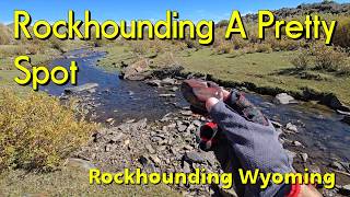 Rockhounding On Rock Creek In Wyoming #jasper #petrifiedwood #rocks #lapidary #goldmining #wyoming