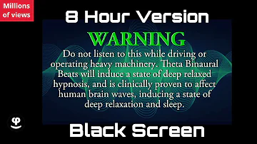 Deep Sleep | Heart Chakra | Binaural Beats | Black Screen | 432Hz