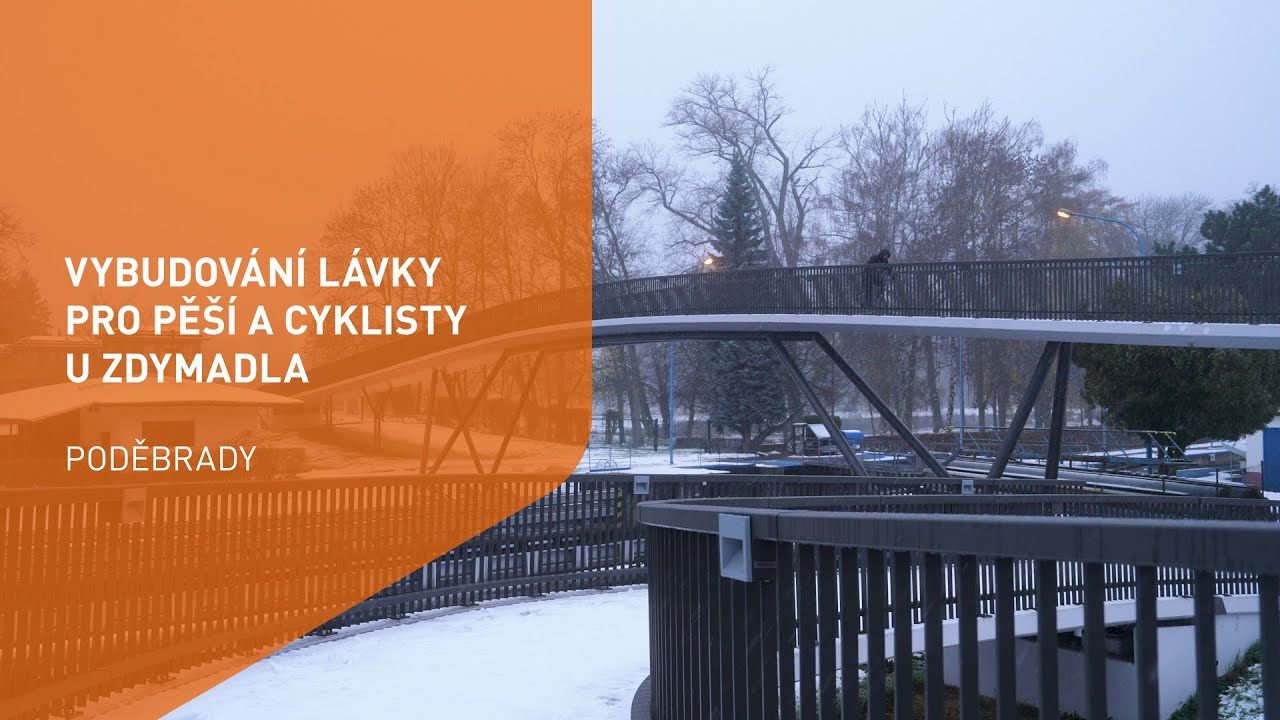 Lávka pro pěší a cyklisty u zdymadla v Poděbradech prošla rekonstrukcí