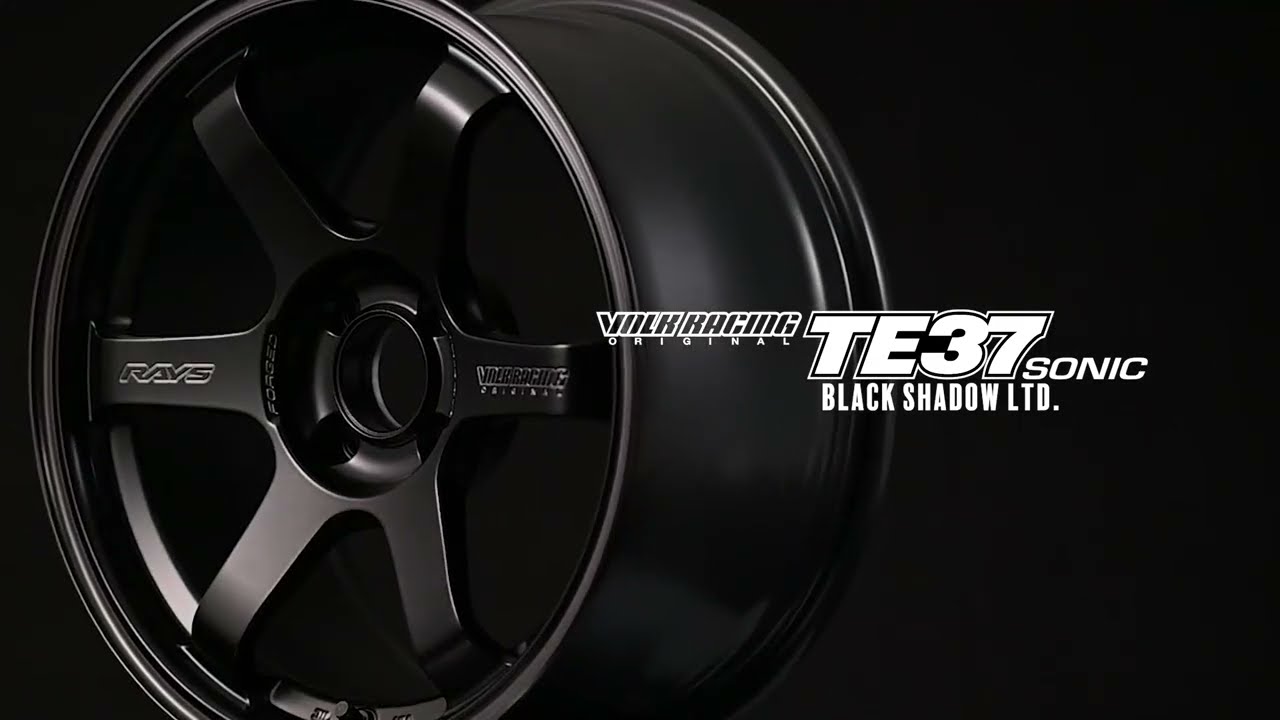 TE37 SONIC Black Shadow LTD.｜RAYS（株式会社レイズ）｜革新的な