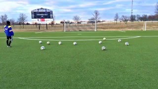 Free Kick Practice - Shooting Around With Jacob