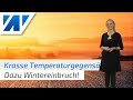 Krasse Temperaturgegensätze am Wochenende: Winterlich im Süden, vorfrühlingshaft im Osten