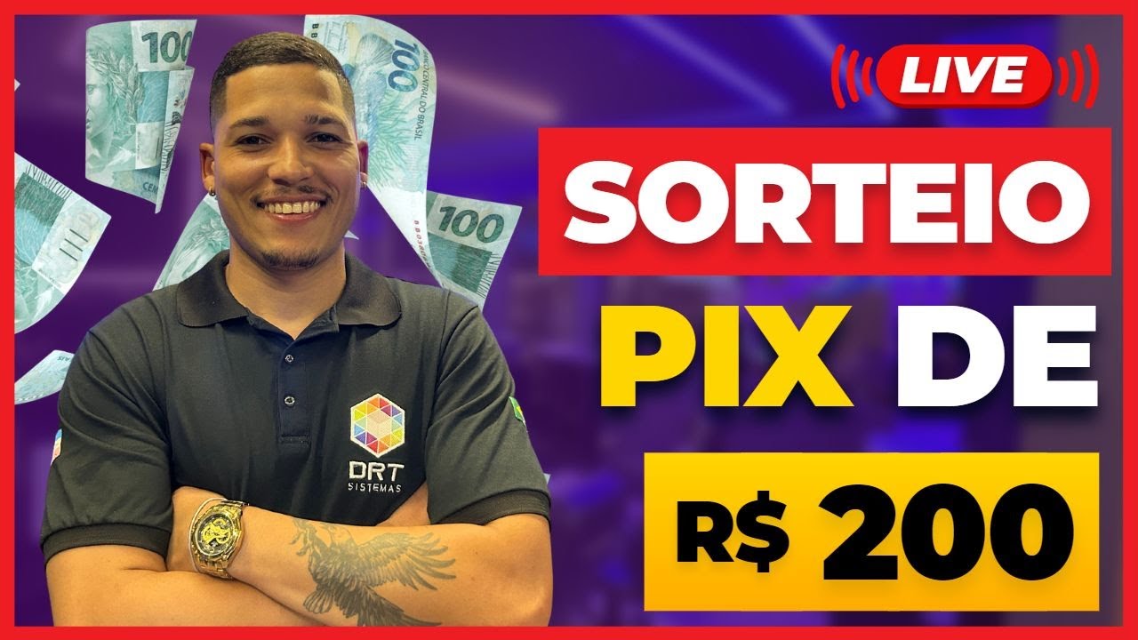 🔴 LIVE - Rifa de Centavos - Vale a pena? [+ SORTEIO DE PIX R$ 200,00]