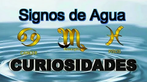 ¿Los signos de agua son empáticos?