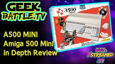 A500 Mini Review Amiga 500 Mini Console In Depth Review - Controllers Tested and Hardware Compared