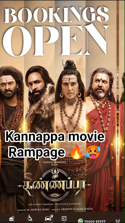 kannappa movie sensor talk 🔥🥵 | manchu vishnu | prabhas | mohan babu | Mohanlal | Akshay Kumar