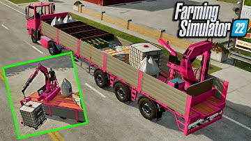 New Mods - Trailer w.Crane, Yard Scraper, & Forage Contracts (12 Mods) | Farming Simulator 22