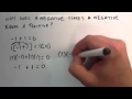 Understanding Negative Multiplication