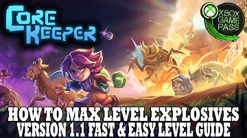 Core Keeper Max Skills Guide | How to Power Level Explosives Fast & Easy
