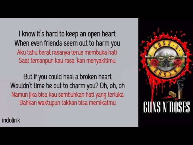 Guns N’ Roses - November Rain | Lirik Terjemahan class=