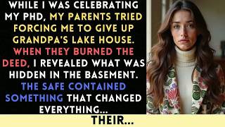 My Parents Demanded I Sign Over Grandpa's Lake House To My Sister  I Refused—Mom Destroyed The