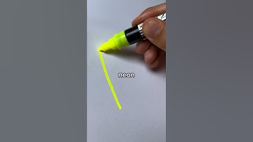 Drawing, But I Can ONLY Use Neon Colors… (#shorts)