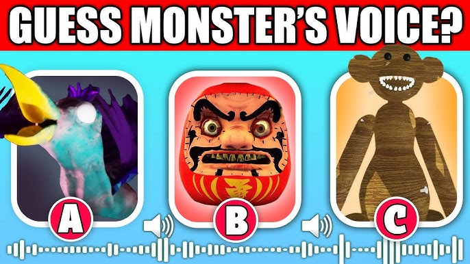 Guess the MONSTERS VOICE #1 ROBLOX DOORS - GARTEN OF BANBAN 2 - Figure