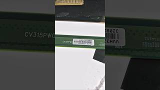 How I Fixed Vertical Lines on a 32 Inch TV Panel #tvrepair #tips # #toggleswitches #ytshorts #multis