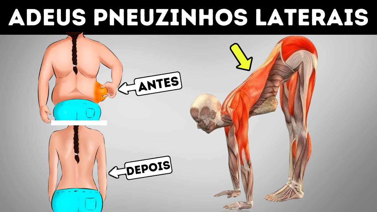 4 Exercícios Fáceis Para Reduzir os Pneuzinhos Laterais e Emagrecer as Costas