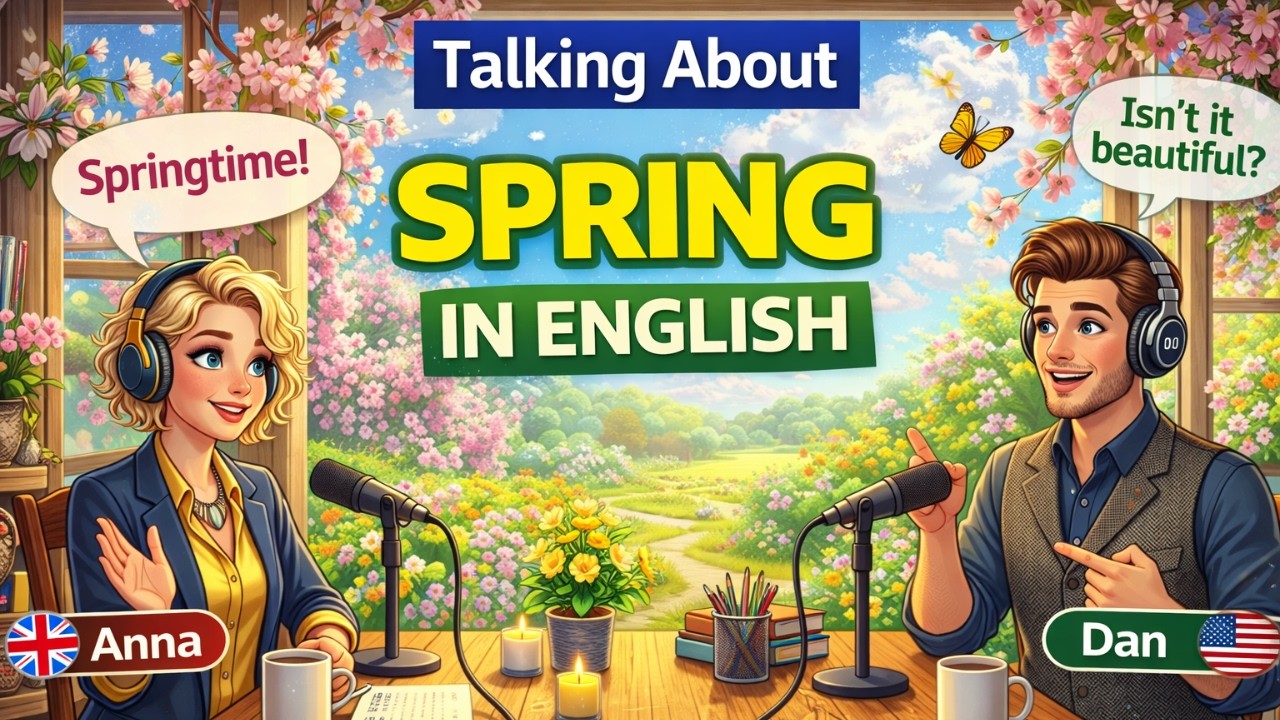 Talking About Spring in English | Easy English Podcast for Beginners ...
