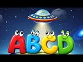 ABC Space Song 🎵 | Learn Alphabet A-Z with Fun Words | Kids Learning