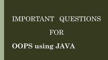 Object-Oriented Programming using JAVA(Important Questions for Exams) FOR PSBTE &IT Diploma Students