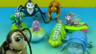 1998 Mcdonalds A Bugs Life Happy Meal Set Of 8 Toys  Review