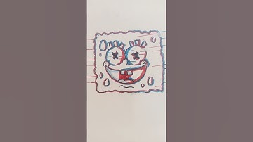Spongbob glitch effect Drawing