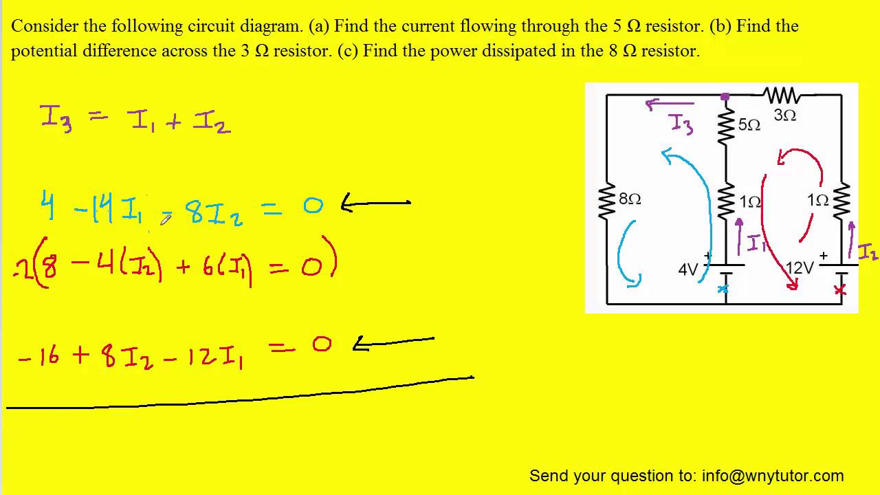 Consider the following circuit diagram - YouTube