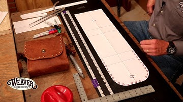 Making a Leather Purse Chapter 1: Creating a Pattern for a Leather Purse