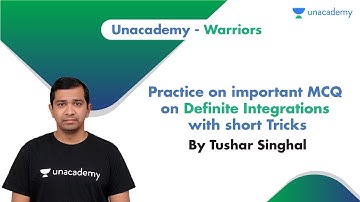 Practice on important MCQ on Definite Integrations with short Tricks | Tushar Singhal