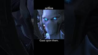 orifice — StarCraft 2 dialogue scene
