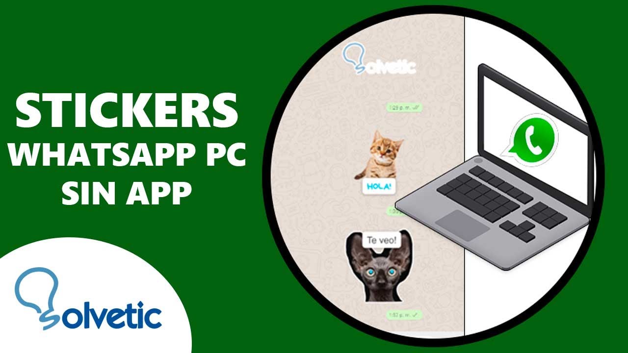 🕺 💻 CREAR STICKERS para WhatsApp en PC SIN APP YouTube