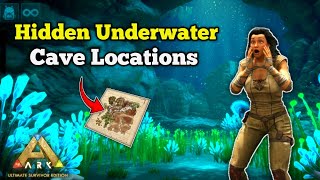 Exploring Secret Underwater Cave Location on Ragnarok In Ark Mobile