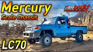 Killerbody Mercury Scale Chassis Build &amp; driving tester | 1/10 Scale RC car TOYOTA Land Cruiser LC70