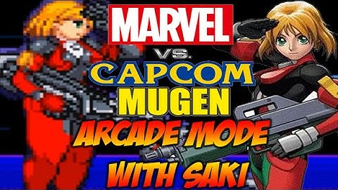 Marvel vs Capcom Mugen: w/ Saki Arcade Mode