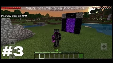 #3 | Made a nether portal without diamond pickaxe | Minecraft survival let